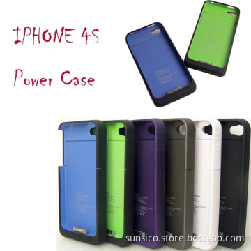 Mobile Phone Accessories for iPhone 4 and 4s Power Bank Case Portable Power/ Mobile Charger Case 1200mAh